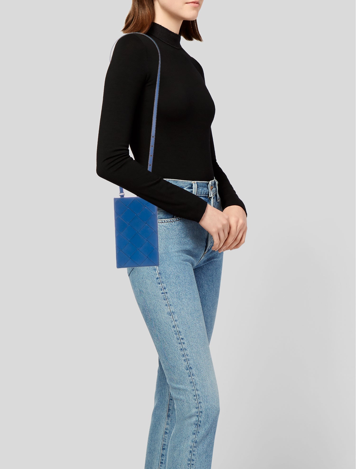 Bottega Veneta Intrecciato Phone Crossbody Bag