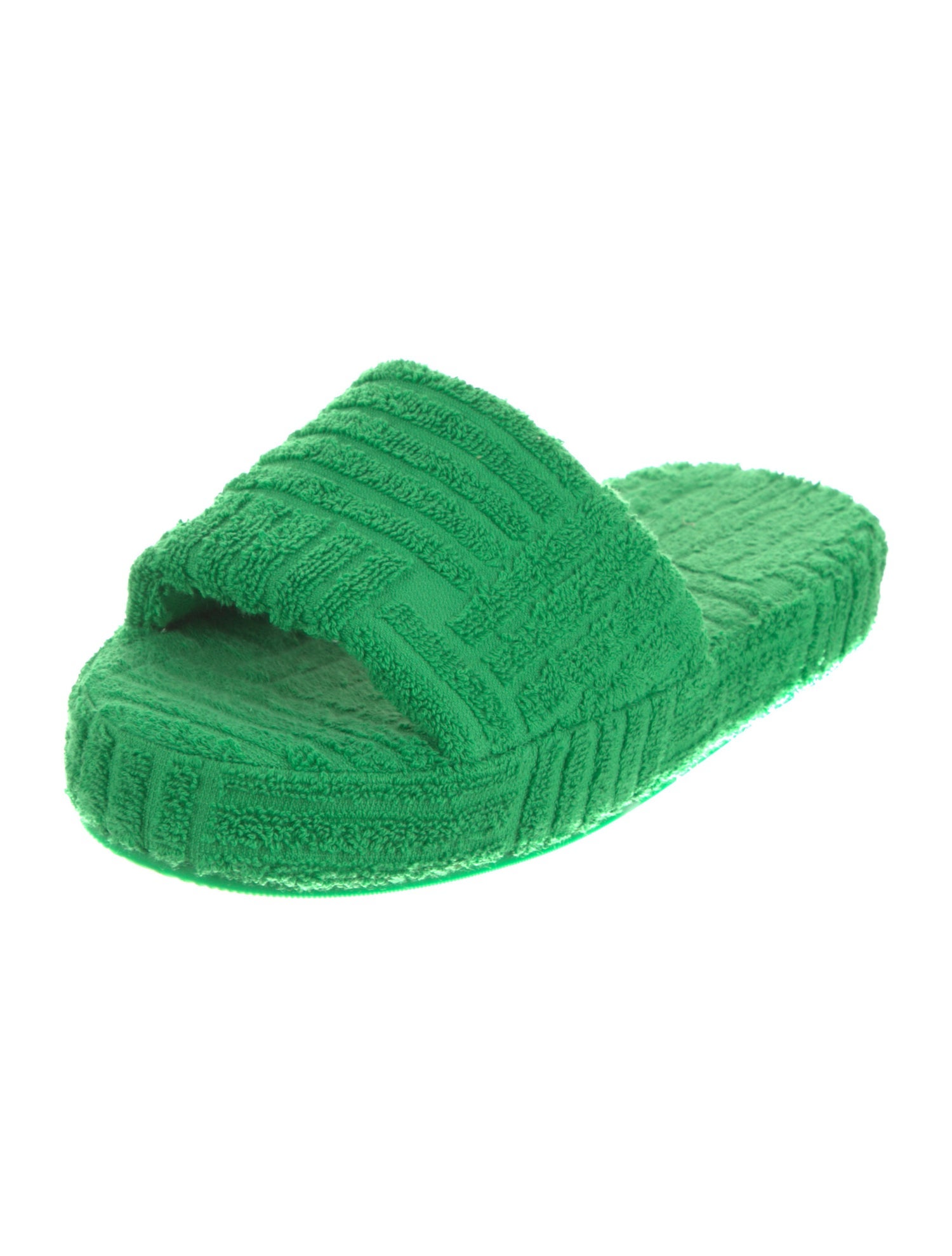 Bottega Veneta Terry Cloth Printed Slides