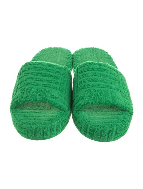Bottega Veneta Terry Cloth Printed Slides