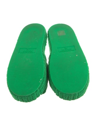 Bottega Veneta Terry Cloth Printed Slides
