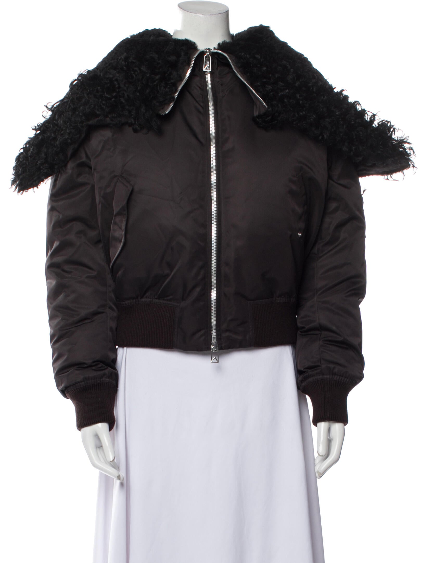 Bottega Veneta Nylon Bomber Jacket