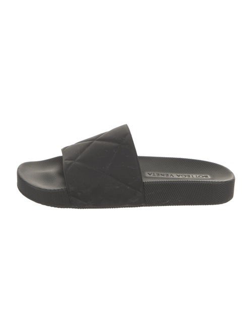 Bottega Veneta Intrecciato Weave Rubber Slides