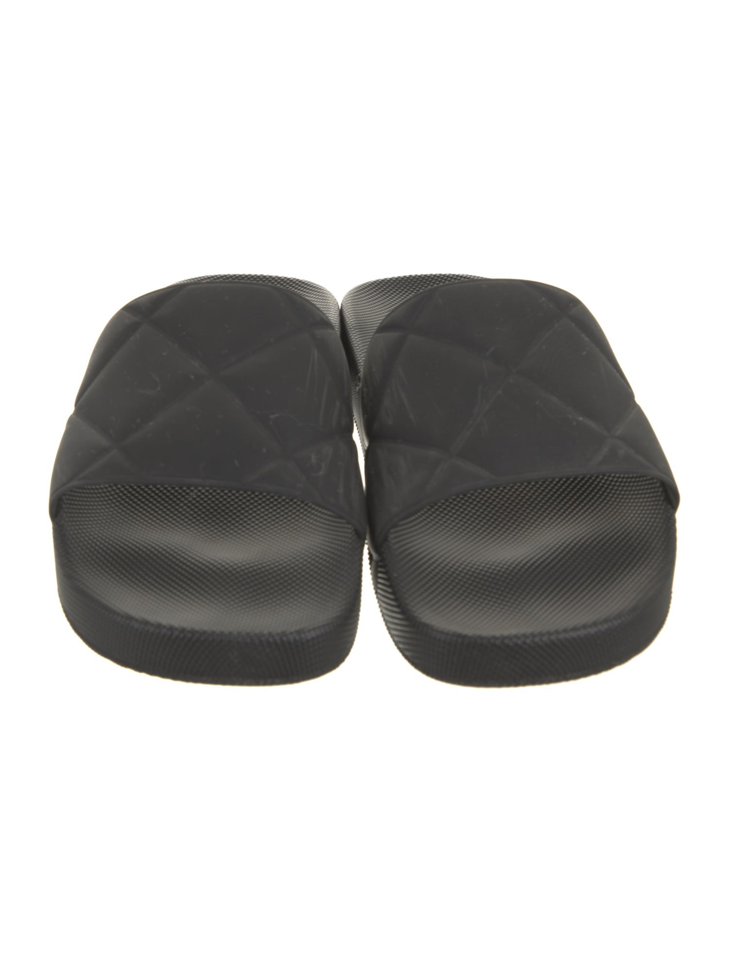 Bottega Veneta Intrecciato Weave Rubber Slides