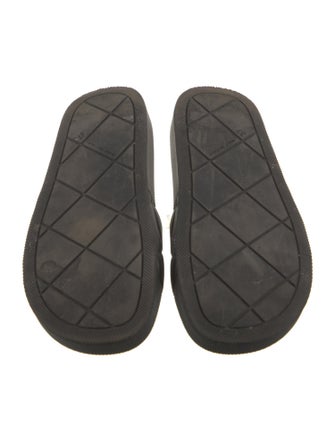 Bottega Veneta Intrecciato Weave Rubber Slides