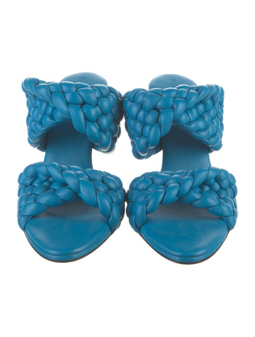 Bottega Veneta Intrecciato Weave Leather Slides