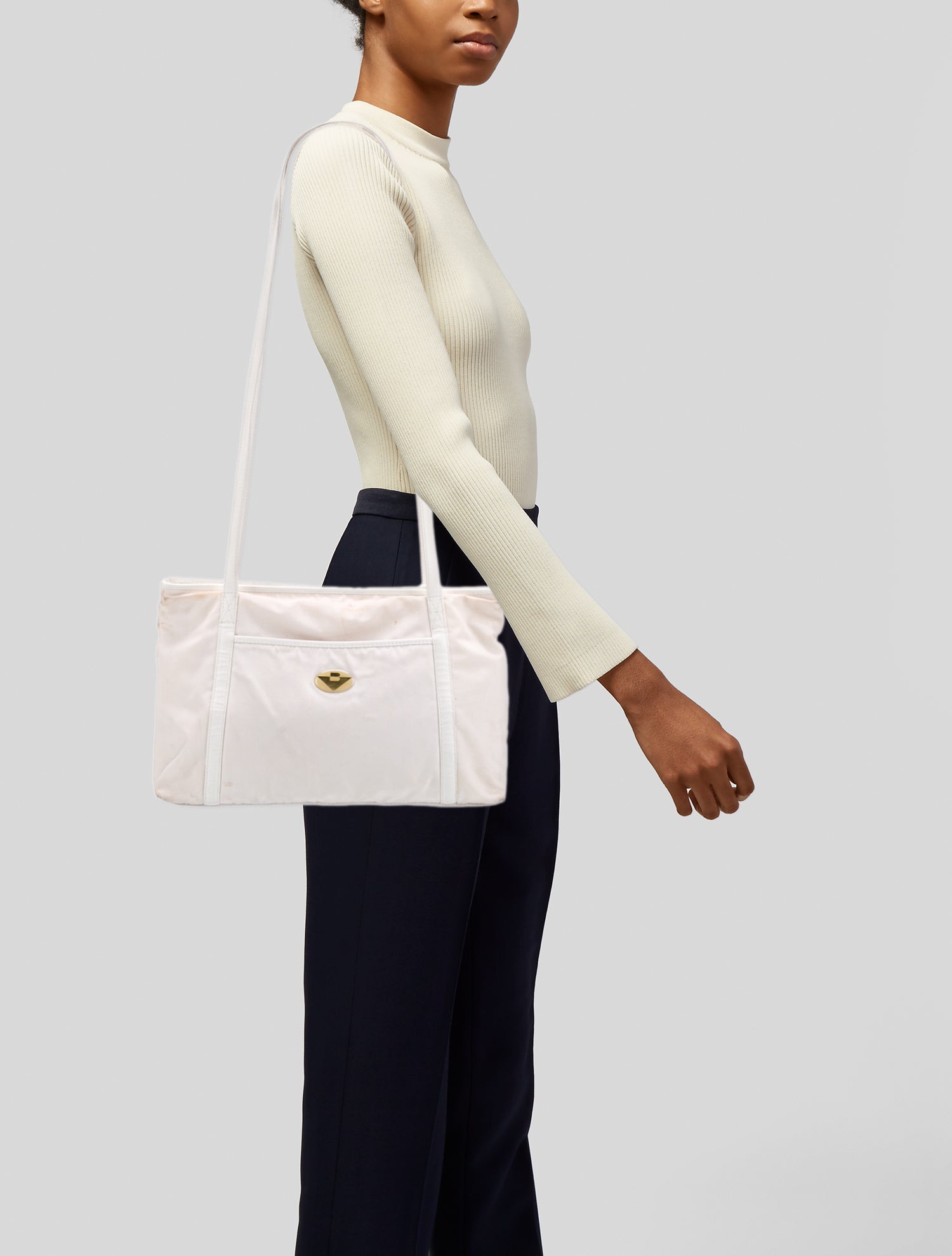 Bottega Veneta Nylon Shoulder Bag