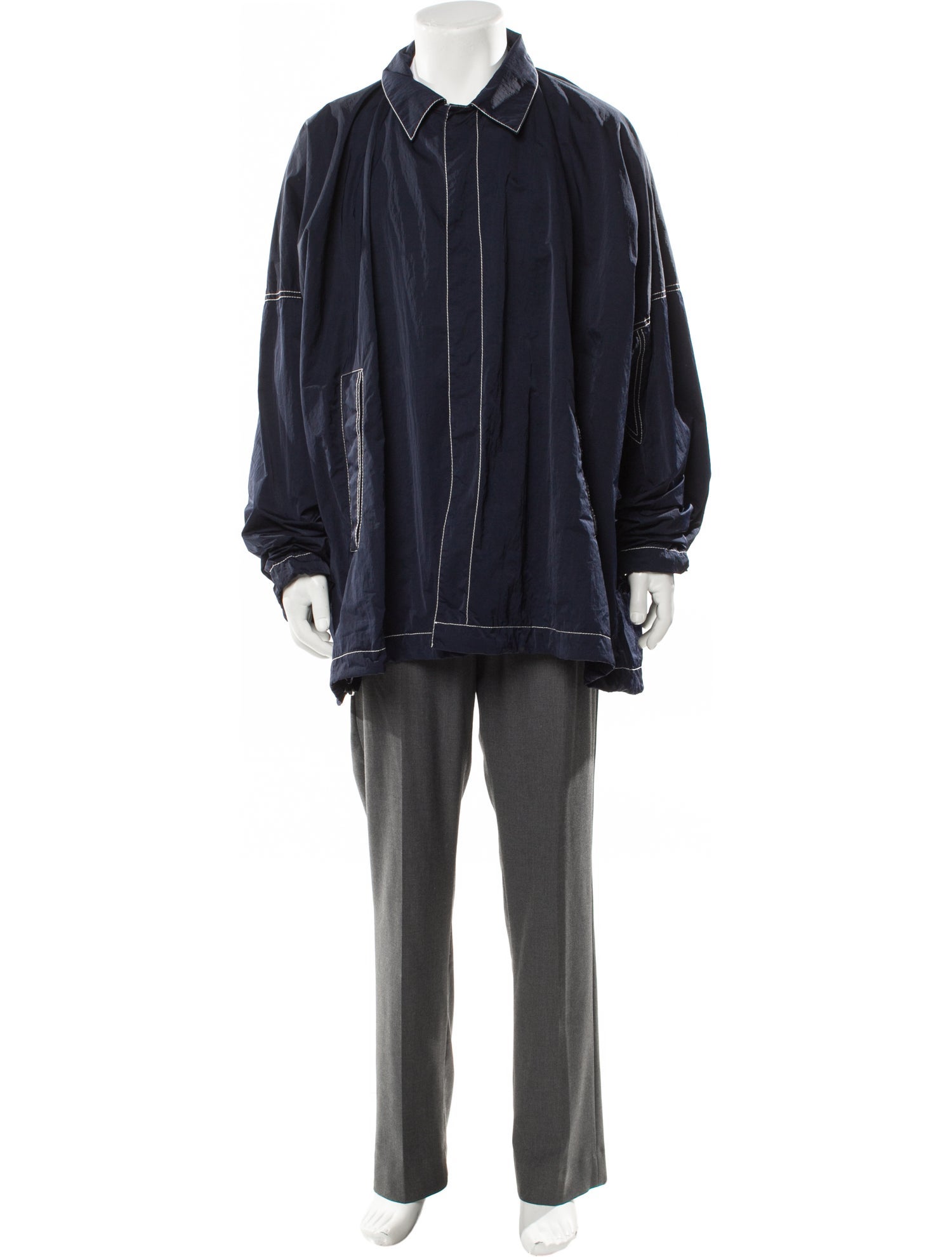 Bottega Veneta Striped Parka