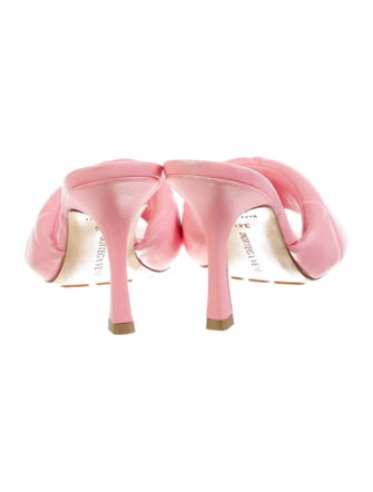 Bottega Veneta Lido Quilted Pattern Slides