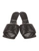 Bottega Veneta Quilted Pattern Leather Slides