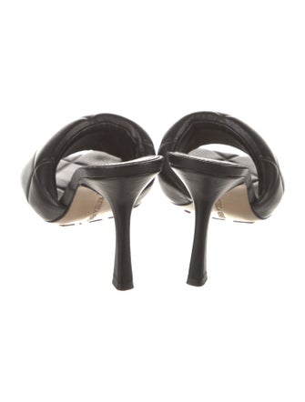 Bottega Veneta Quilted Pattern Leather Slides