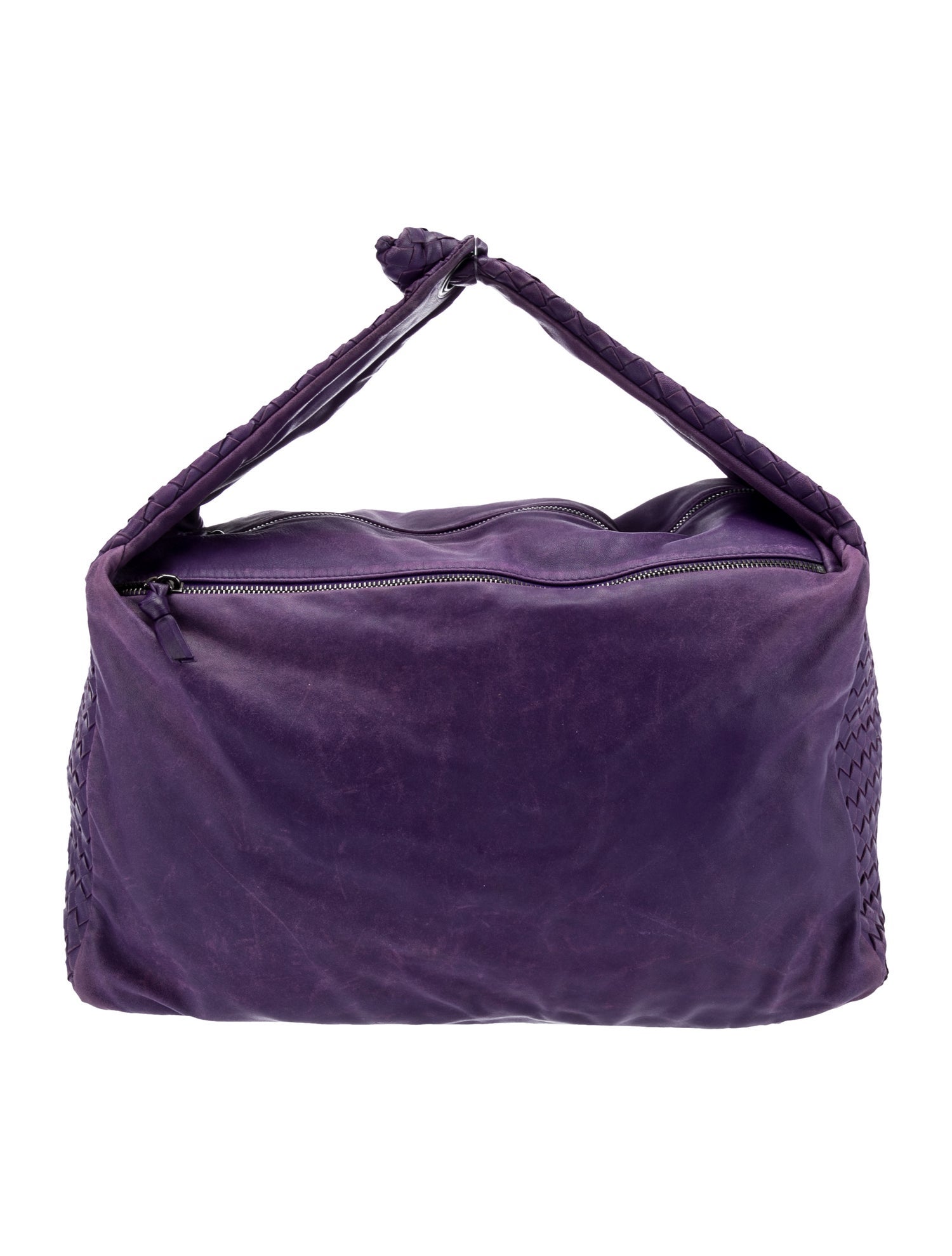 Bottega Veneta Intrecciato Knot Hobo