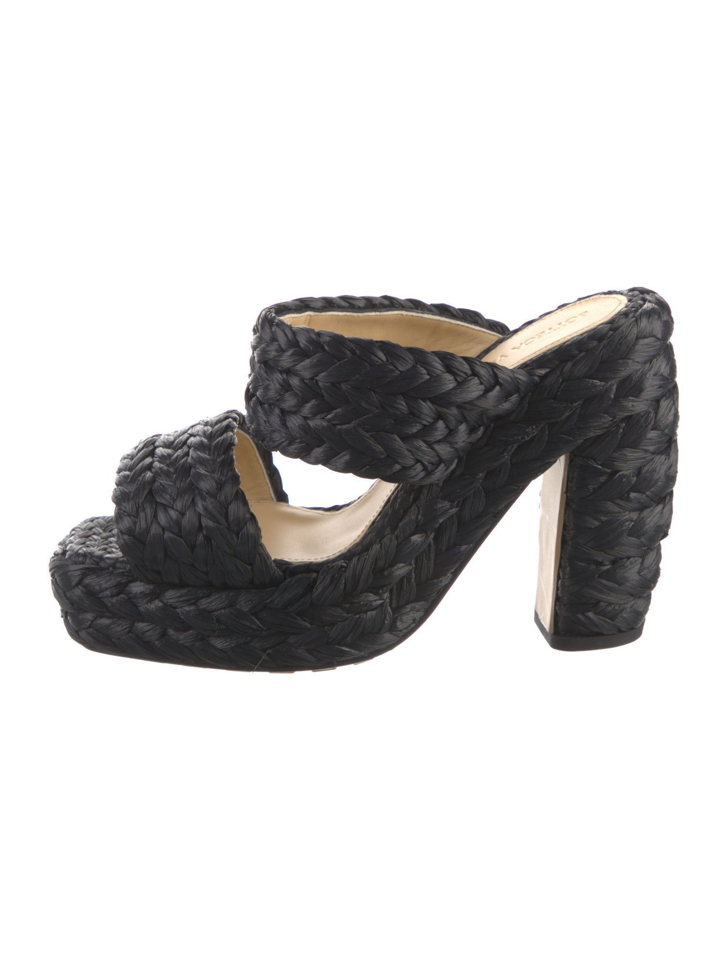 Bottega Veneta Jute Braided Accents Slides