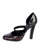 Bottega Veneta Patent Leather Printed D'Orsay Pumps