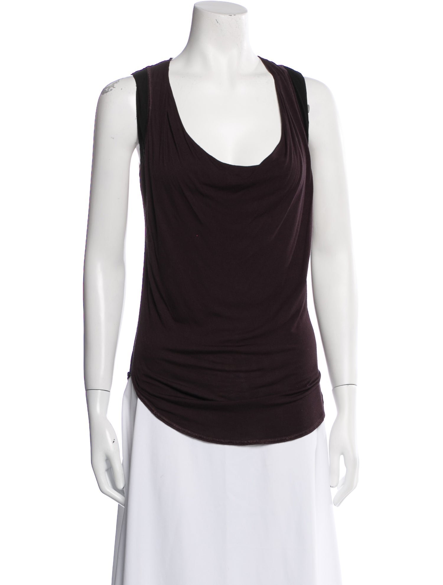 Bottega Veneta Cowl Neck Sleeveless Top