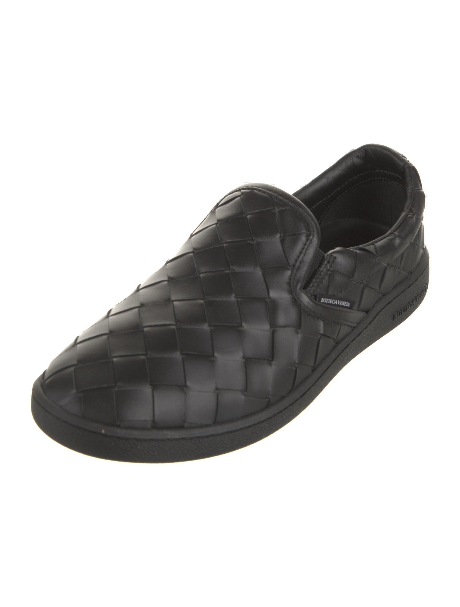 Bottega Veneta Intrecciato Weave Leather Sneakers