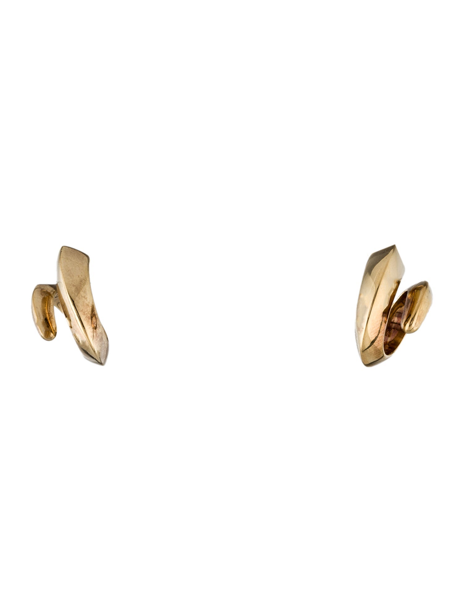 Bottega Veneta Spiral Hoop Earrings