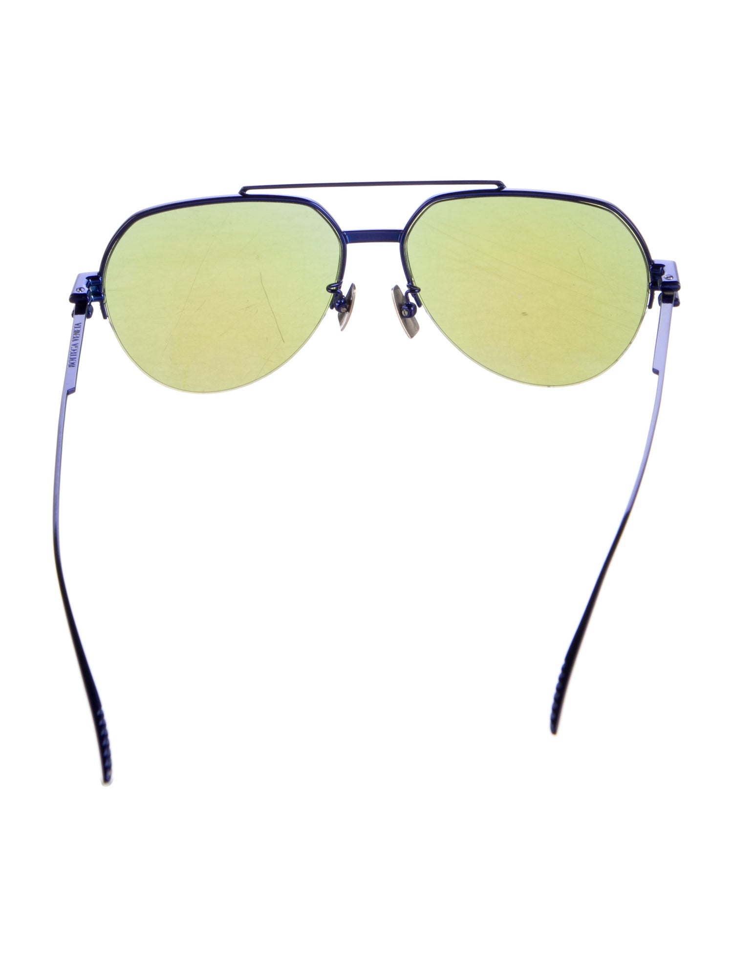 Bottega Veneta Aviator Mirrored Sunglasses