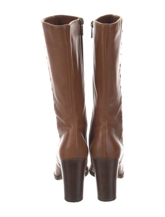 Bottega Veneta Intrecciato Weave Leather Boots