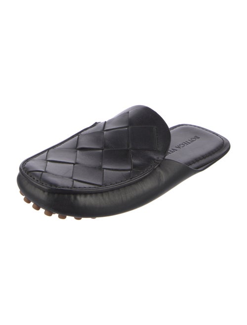 Bottega Veneta Intrecciato Weave Leather Mules