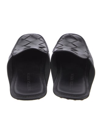 Bottega Veneta Intrecciato Weave Leather Mules