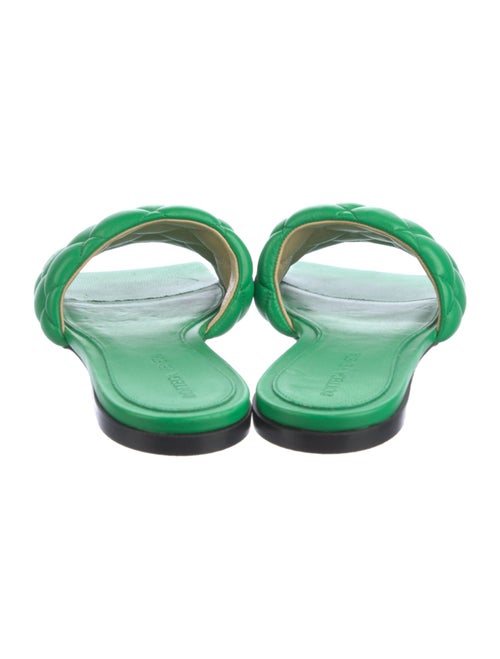 Bottega Veneta Quilted Pattern Leather Slides