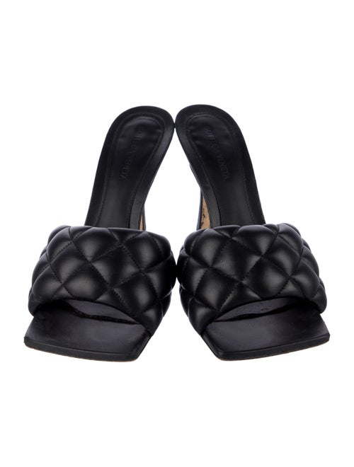 Bottega Veneta Quilted Pattern Leather Slides