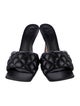 Bottega Veneta Quilted Pattern Leather Slides