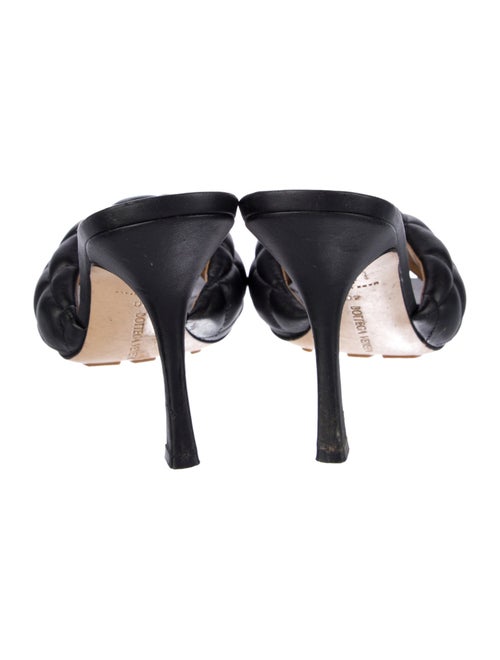 Bottega Veneta Quilted Pattern Leather Slides