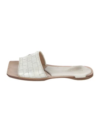 Bottega Veneta Parco Intrecciato Weave Slides