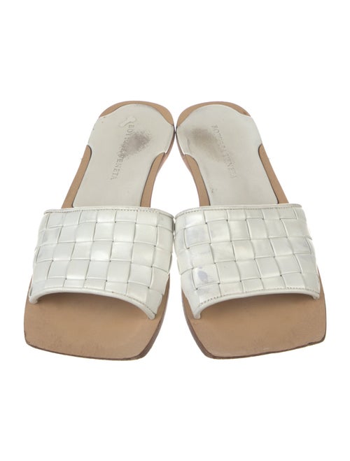 Bottega Veneta Parco Intrecciato Weave Slides
