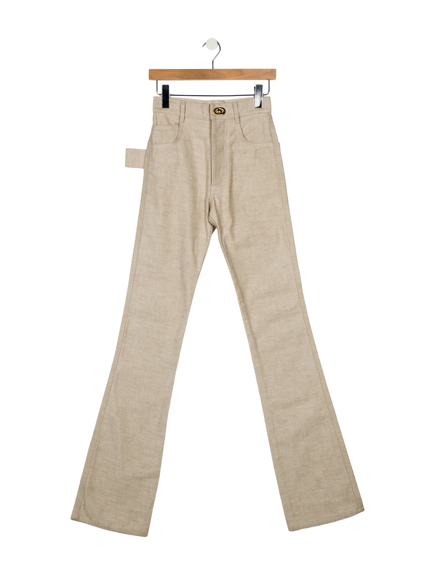 Bottega Veneta High-Rise Wide Leg Jeans