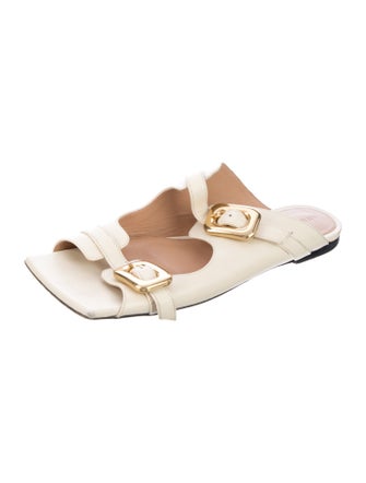 Bottega Veneta Leather Slides