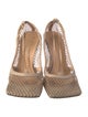 Bottega Veneta Mesh Chain-Link Accents Pumps