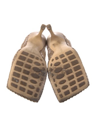 Bottega Veneta Mesh Chain-Link Accents Pumps