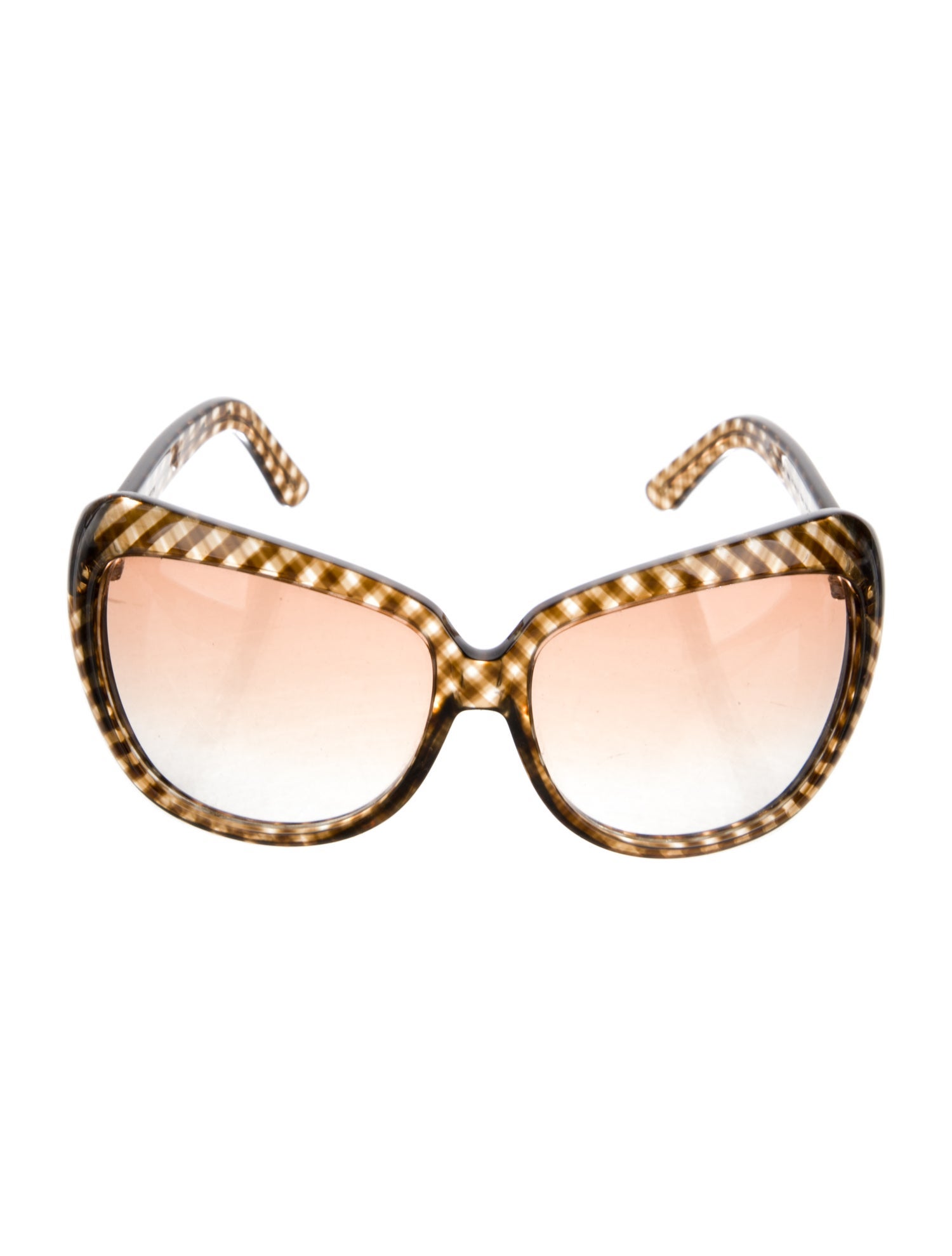 Bottega Veneta Intrecciato Weave Oversize Sunglasses