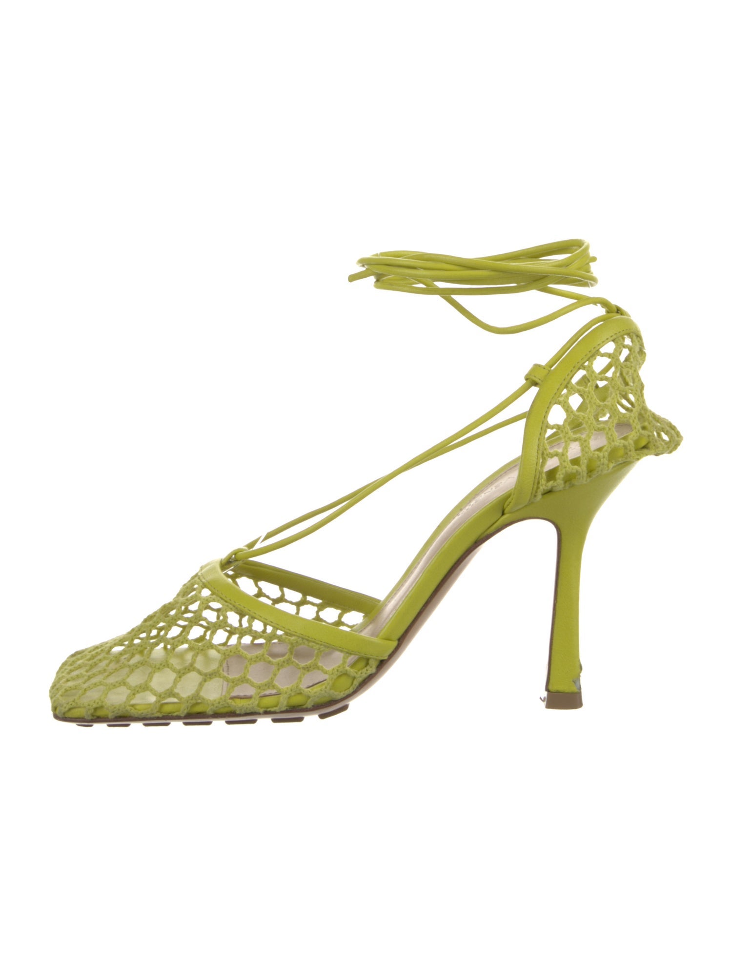Bottega Veneta Stretch Mesh Slingback Pumps