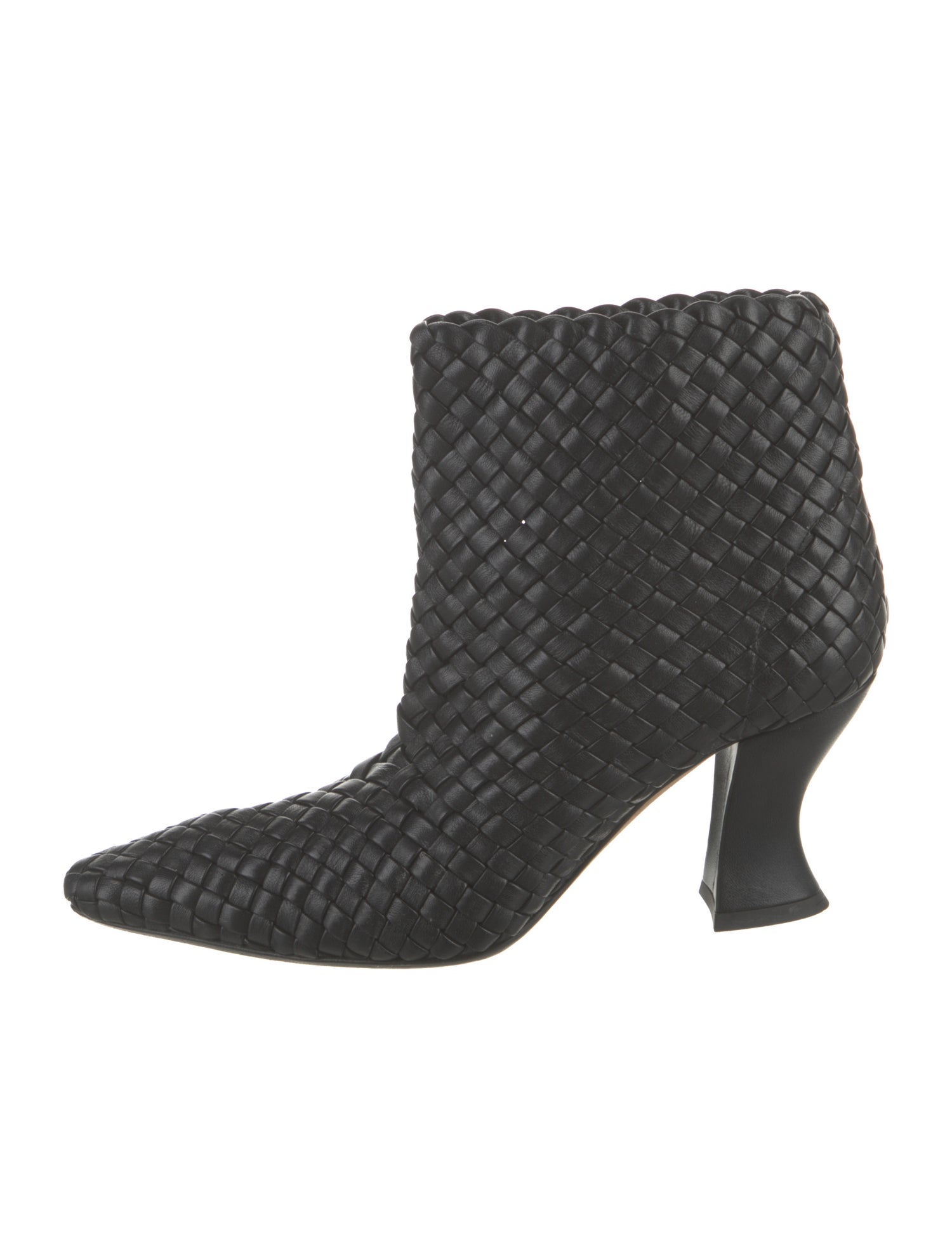 Bottega Veneta Canalazzo Intrecciato Weave Boots