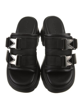 Bottega Veneta Canvas Slides