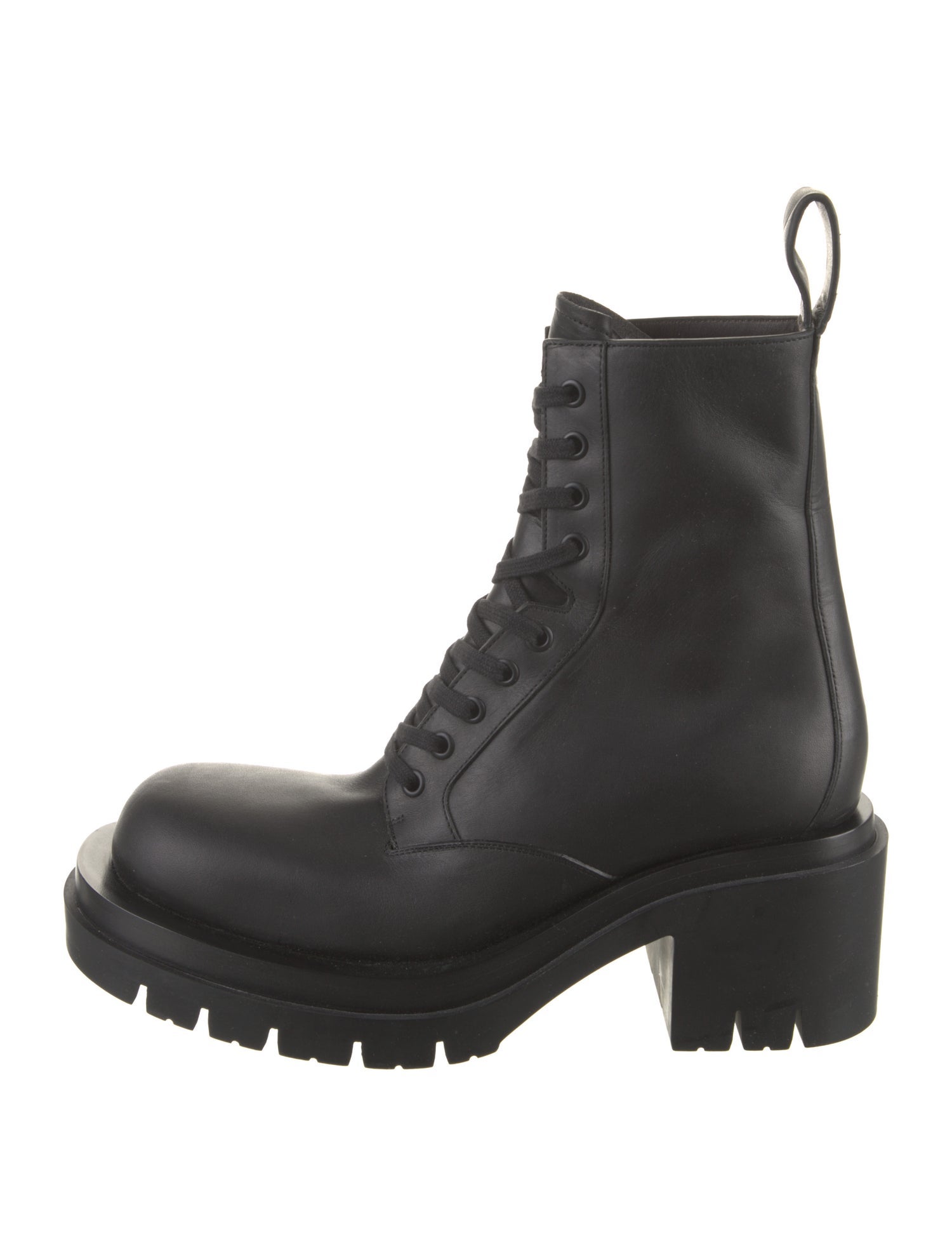 Bottega Veneta Leather Combat Boots