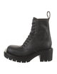 Bottega Veneta Leather Combat Boots