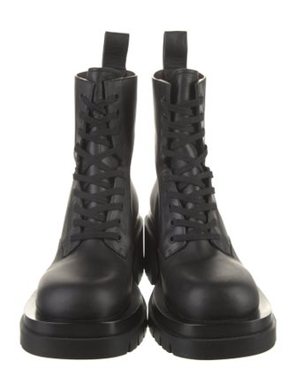 Bottega Veneta Leather Combat Boots