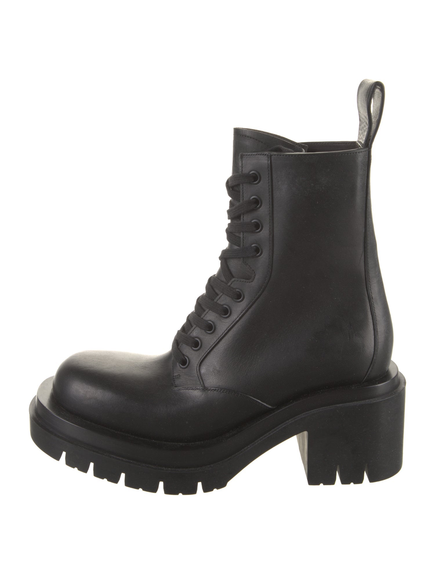 Bottega Veneta Leather Combat Boots