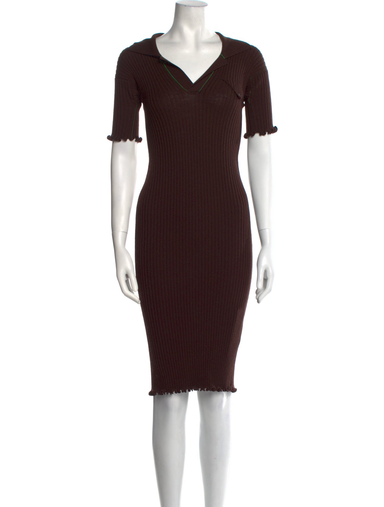 Bottega Veneta Wool Midi Length Dress w/ Tags