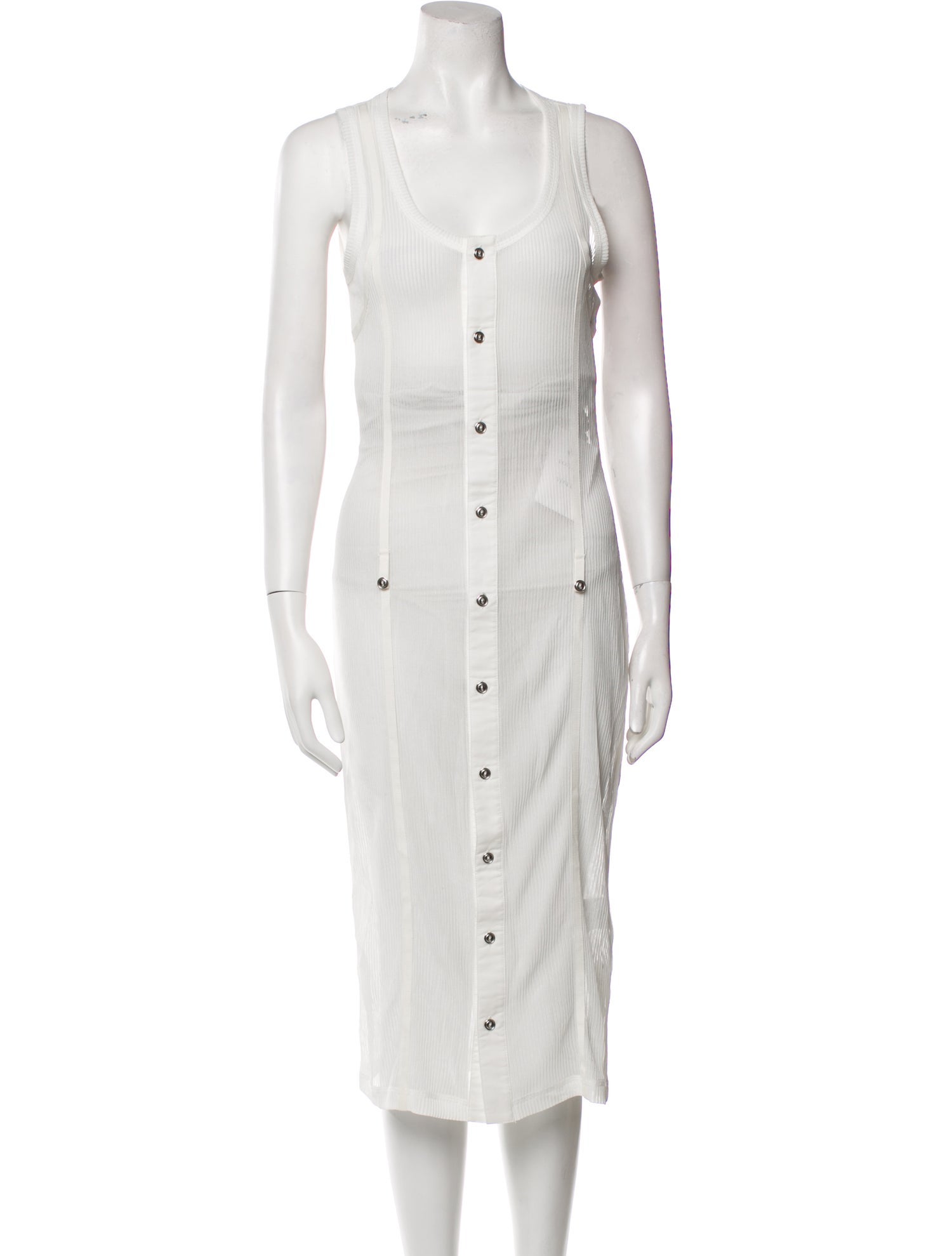 Bottega Veneta Scoop Neck Midi Length Dress w/ Tags