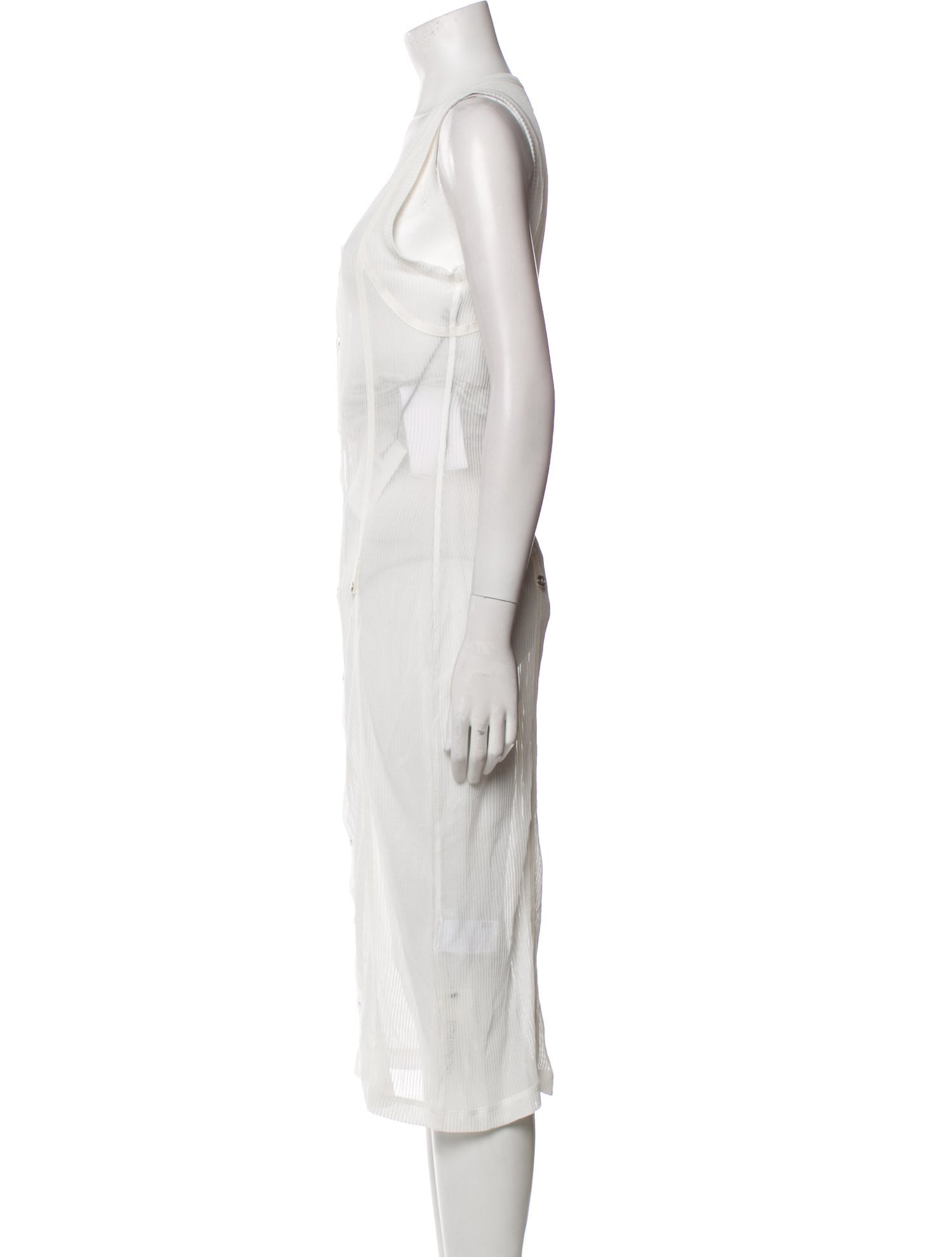 Bottega Veneta Scoop Neck Midi Length Dress w/ Tags