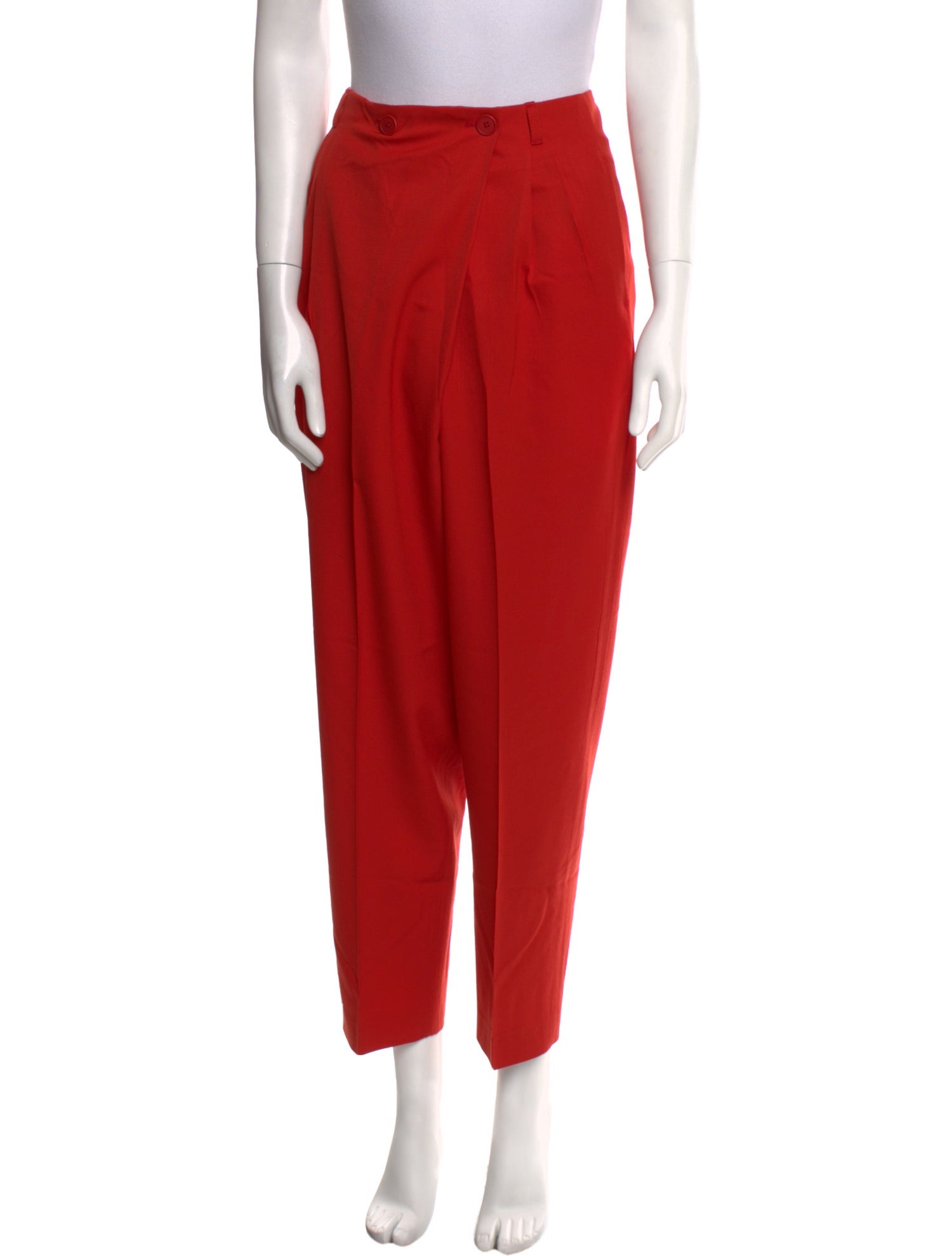 Bottega Veneta Wool Straight Leg Pants