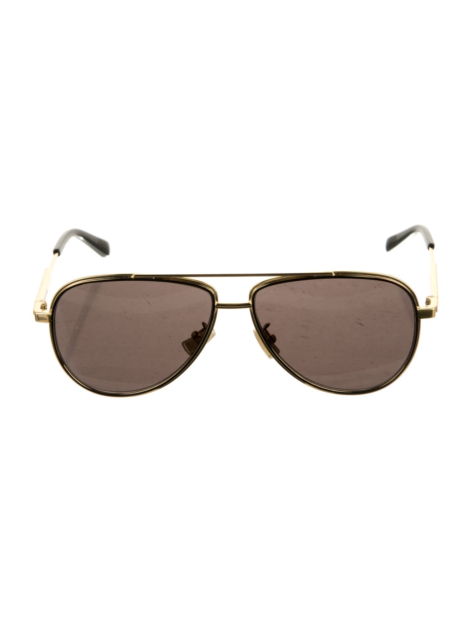 Bottega Veneta Aviator Tinted Sunglasses