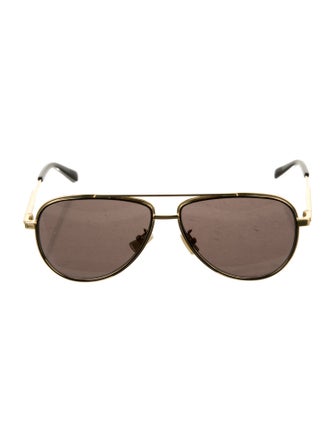 Bottega Veneta Aviator Tinted Sunglasses