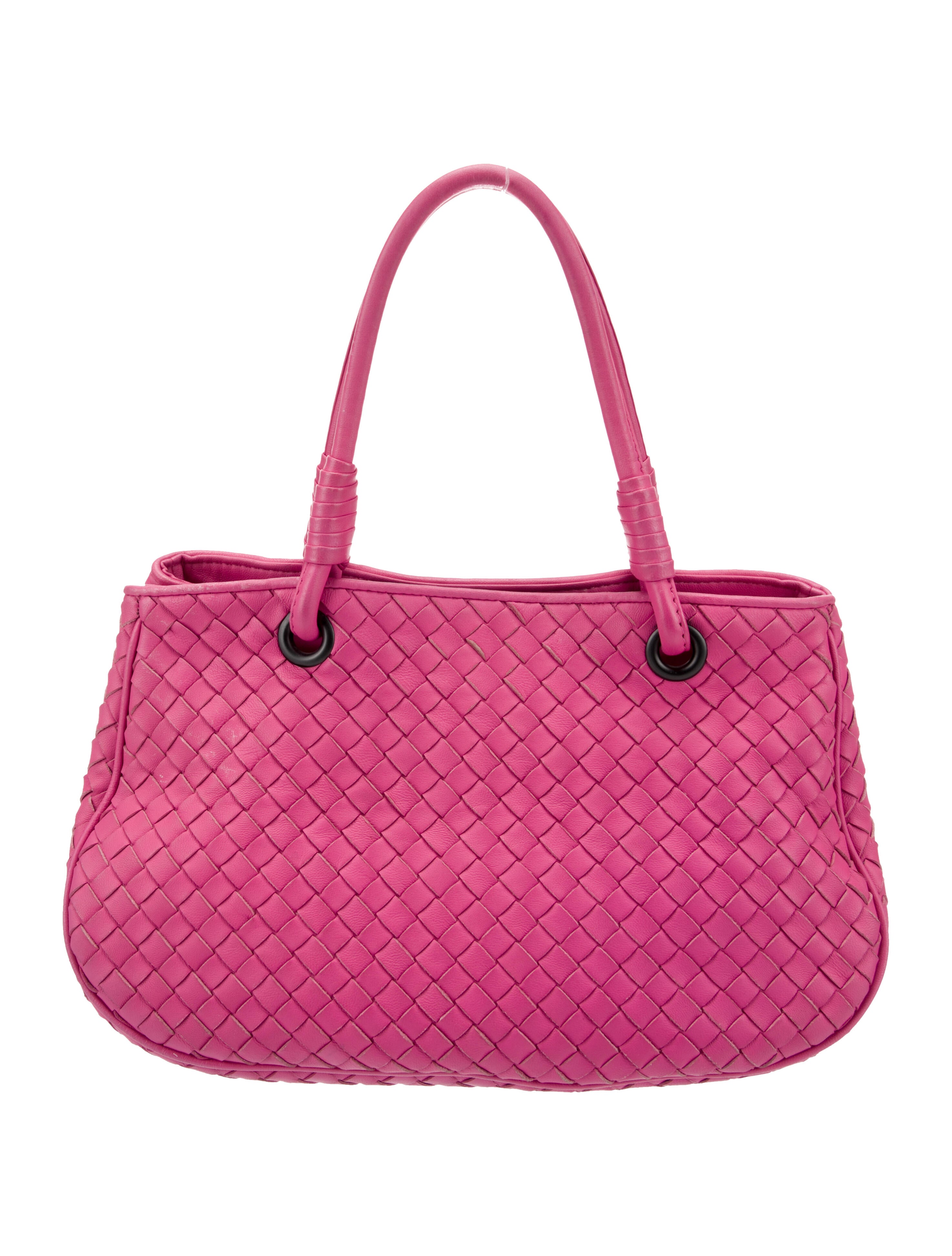 Bottega Veneta Intrecciato Nappa Intrecciato Small Tote Pink Small