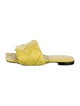 Bottega Veneta Intrecciato Weave Leather Slides